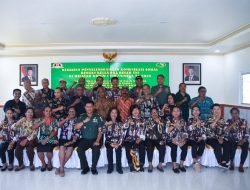 Tingkatkan Sinergitas, Kodim 1710/Mimika Gelar Komsos Bersama Keluarga Besar TNI