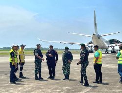 TNI Bergerak Cepat Tanggapi Ancaman Bom Kedua Kalinya Pada Pesawat Pembawa Jemaah Haji, Seluruh Penumpang Selamat dan Aman