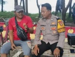 Bhabinkamtibmas Pulau Pari Sambang Tokoh Masyarakat & Imbau Warga Jauhi Judi Online