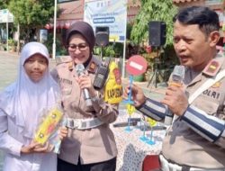 Satlantas Polres KP3 Tanjung Priok, Edukasi Siswa SD Lewat Program Police Goes to School