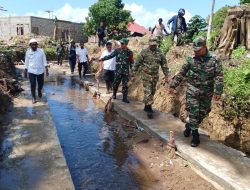 Satgas TMMD Kodim 1506/Namlea Bangun Reol/Drainase Raksasa di Desa Waenono