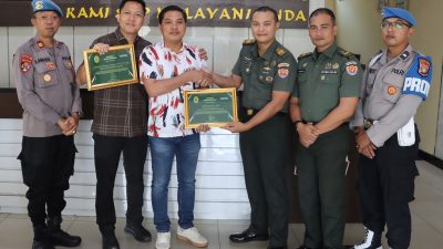 Satreskrim Polres Priok Ungkap Kasus, Dapat Apresiasi dari Yayasan Eka Paksi Angkatan Darat