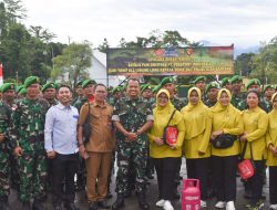 Prajurit Kodim 1710/Mimika dan Persit KCK Cabang XXXV Terima Sosialisasi Penggunaan Gas LPG