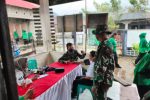Tulus Ikhlas..!! Pemeriksaan Kesehatan, Pengobatan Massal oleh Satgas TMMD 125 Kodim 1506/Namlea