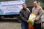 Polres Pelabuhan Tanjung Priok Gelar Gerakan Pangan Murah kepada Buruh Tenaga Kerja Bongkar muat Pelabuhan dan Supir Truck