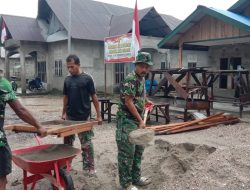 Satgas TMMD 125 Kodim 1506/Namlea: Rehab Rumah Tidak Layak Huni di Desa Leku Telah Mencapai 93 %