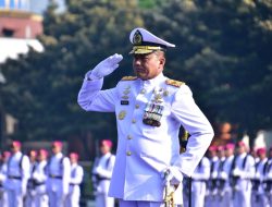 Prajurit Pasmar 1 Laksanakan Upacara Peringatan HUT Ke – 80 Kemerdekaan RI