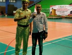 Hendra pimpinan umum chakranews.my.id, Ikut Serta melakukan Upacara HUT RI Ke 80 Tahun di GRJU