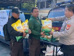 Polres Pelabuhan Tanjung Priok Salurkan 1,5 Ton Beras Lewat Program Gerakan Pangan Murah Bersama Bulog