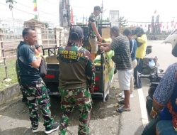 Koramil 1710-04/Tembagapura Gelar Gerakan Pangan Murah Untuk Jaga Stabilitas Pasokan dan Harga Pangan