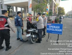 Polres Pelabuhan Tanjung Priok Laksanakan Razia Anak Bolos Sekolah Ikut Aksi Unras