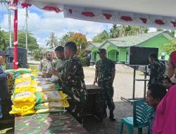 Gerakan Pangan Murah Kodim 1710/Mimika, Wujud Kepedulian Untuk Stabilitas Harga Beras
