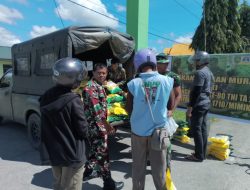 Kodim 1710/Mimika Gelar Gerakan Pangan Murah, Harga Beras Sangat Murah