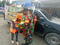 Jaga Stabilitas Harga Beras, Kodim 1710/Mimika Kolaborasi Dengan Perum Bulog Terus Gelar Gerakan Pangan Murah Kepada Warga Timika