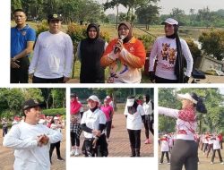 LP2KP Gelar Senam Bersama di Taman Cempaka Cipayung Jakarta Timur