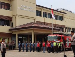 Polres Pelabuhan Tanjung Priok Gelar Apel Kesiapsiagaan Penanggulangan Bencana Alam