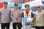 Kapolres KP3 Pelabuhan Tanjung Priok Pimpin Pengamanan Konferensi Pers, Polri Bersama Bea Cukai