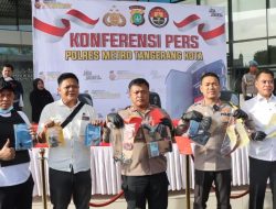 Polres Metro Tangerang Kota Ungkap 17 Pelaku Curanmor, 159 TKP Terkuak