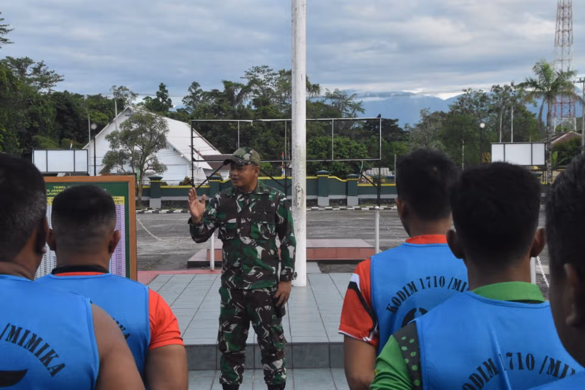 Jaga Serta Tingkatkan Kemampuan Fisik Prajurit, Kodim 1710/Mimika Gelar Tes Kesegaran Jasmani Periodik II