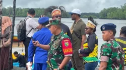 Dukung Pelestarian Budaya Bangsa, Dandim 1710/Mimika Hadiri Pembukaan Lomba Dayung dan Pentas Seni Budaya