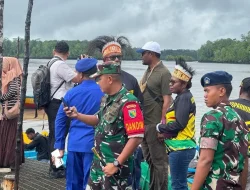 Dukung Pelestarian Budaya Bangsa, Dandim 1710/Mimika Hadiri Pembukaan Lomba Dayung dan Pentas Seni Budaya