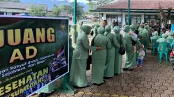 Kodim 0610/Sumedang Gelar Bakti Kesehatan HJK ke-80 : Wujud Kepedulian TNI untuk Kesehatan