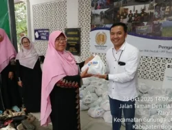 BRI Peduli Kanca Cibubur Ringankan Tekanan Ekonomi Warga Lewat Sembako