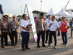 Kapolres Pelabuhan Tanjung Priok Pimpin Pelayanan dan Pengamanan Pelepasan Mudik Gratis Pelindo Group 2026