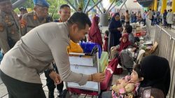 Pengamanan Humanis Embarkasi KM Kelud di Tanjung Priok Berjalan Aman dan Tertib
