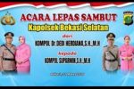 Suasana khidmat dan keakraban mewarnai acara lepas sambut Kapolsek Bekasi Selatan