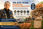 700 Juta Telur MBG Momentum Kedaulatan Ekonomi Rakyat