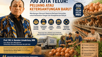 700 Juta Telur MBG Momentum Kedaulatan Ekonomi Rakyat