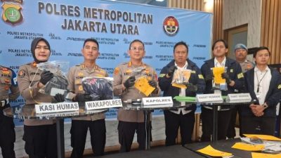 Sebulan Operasi, Polres Metro Jakarta Utara Ringkus Enam Pelaku Curanmor dan Begal
