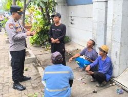 Polisi Ajak Pekerja TKBM Pelabuhan Tanjung Priok Jaga Kamtibmas dan Utamakan Keselamatan Kerja
