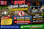 Demi Lingkungan Bersih, Warga RW 004 Kelurahan Kolakaasi Diimbau Tidak Buang Sampah di Pinggir Jalan