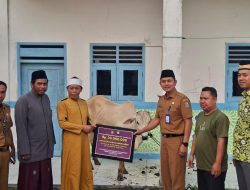 Pemda Kabupaten Tangerang Melalui Pemerintah Kecamatan Jayanti Salurkan Hewan Qurban 1 Ekor Sapi Didesa Pabuaran