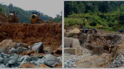 Asda I Kabupaten Lebak Bungkam Saat Dikonfirmasi Terkait Surat Izin Pengambilan Material Batu Belah di Kawasan Perhutani.