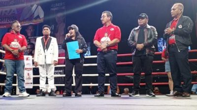 Promotor Niko Kilikiy Apresiasi Dukungan Tamu VVIP di Pattimura International Big Fight 2026