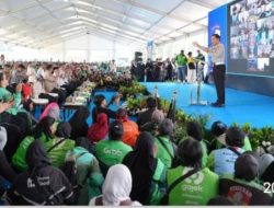 5.150 Pengemudi Ojol Ikuti Gebyar Keselamatan Lalu Lintas Korlantas Polri di Serpong