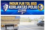 Personil Induk PJR BSD Patroli di Bahu Jalan Tol, Berikan Imbauan Utamakan Keselamatan
