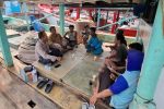 Sambangi ABK di Pelabuhan Muara Angke, Unit Binmas Polsek Kawasan Sunda Kelapa Sampaikan Pesan Kamtibmas