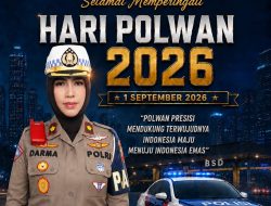 KA Induk PJR BSD Korlantas Polri Kompol Darmawati, SE, SH, MH., Ucapkan Selamat Hari Polwan 2026