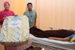 Kapolres Pelabuhan Tanjung Priok Sambangi Korban Kebakaran Muara Angke di RS Duta Indah, Wujud Kepedulian Polri dan Bhayangkari