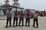 Polres Pelabuhan Tanjung Priok Pastikan Keamanan Kapal Coast Guard AS yang Bersandar di Dermaga Eks Presiden Kalibaru