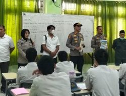 Secara Serentak Kapolsek Bekasi Barat Pimpin Sosialisasi Maklumat Kapolres, Jaga Pelajar dari Pengaruh Negatif