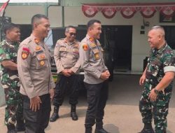 Kapolsek Bekasi Barat Silaturahmi ke Koramil 01 Kranji, Perkuat Sinergitas TNI – Polri