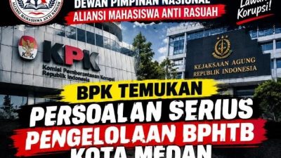 DPN AMAR Meminta KPK & Kejaksaan Agung RI, Tindaklanjuti (BPHTB) Kota Medan Tahun 2025, Hasil Temuan BPK RI