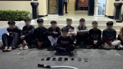 Patroli Gabungan Brimob Amankan 18 Pemuda Diduga Hendak Tawuran di Jakarta Timur