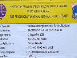 Pemprov DKI Jakarta Lanjutkan Pembangunan Pagar Terminal Pulo Gebang