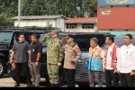 Kapolres Pelabuhan Tanjung Priok Hadiri Penyambutan Kapal Induk ITS Giuseppe Garibaldi, Menteri Pertahanan dan Pejabat Tinggi TNI